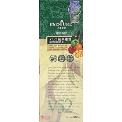【大漢酵素】V52蔬果維他植物發酵液(600ml/瓶)