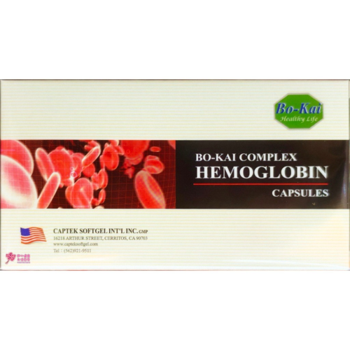 美國博凱複方血紅素膠囊(60粒/盒)